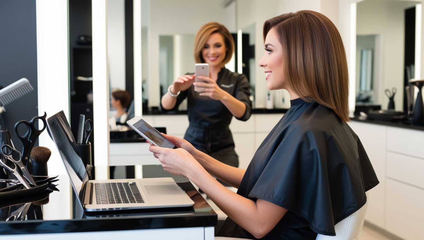 "De Redes Sociales a Sentarse en la Silla del Salón: Estrategias Inteligentes de Enlace para Profesionales de la Belleza"