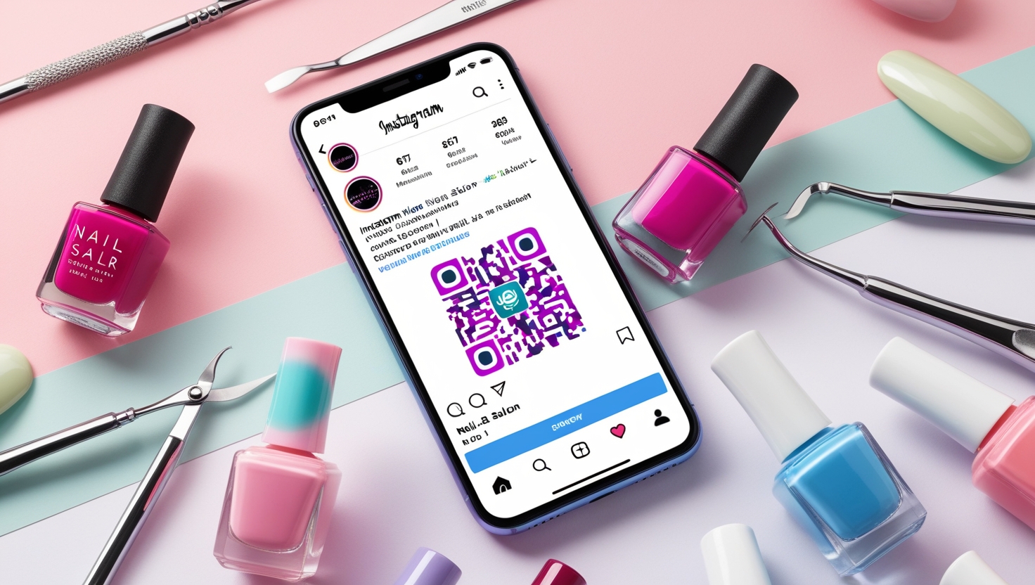 Qr para salones de belleza 